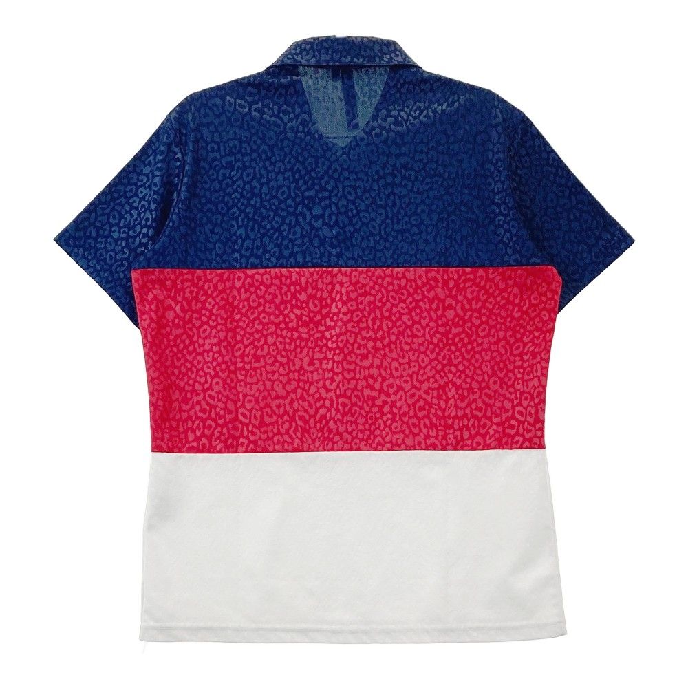 サイズ：03 ROCK DUDE ロックデュード 半袖ポロシャツ レッド系