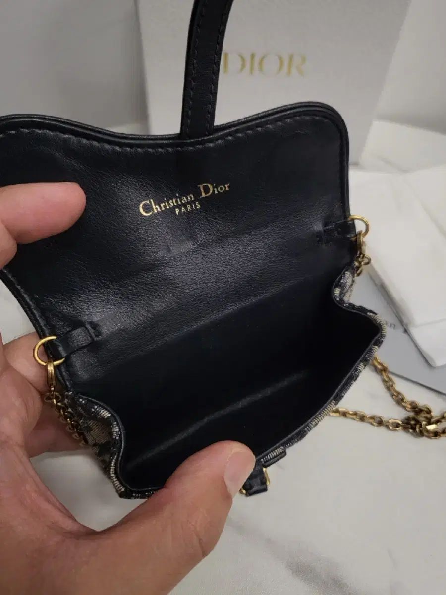 純正品 フル構成 Dior ディオール チェーン ナノ ポーチ DECORATOM_COM_BR
