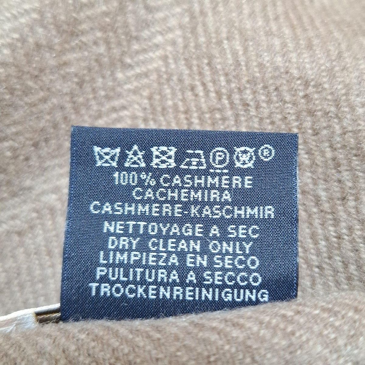 HERMES(エルメス) マフラー美品 - グレーベージュ カシミヤ - メルカリ 