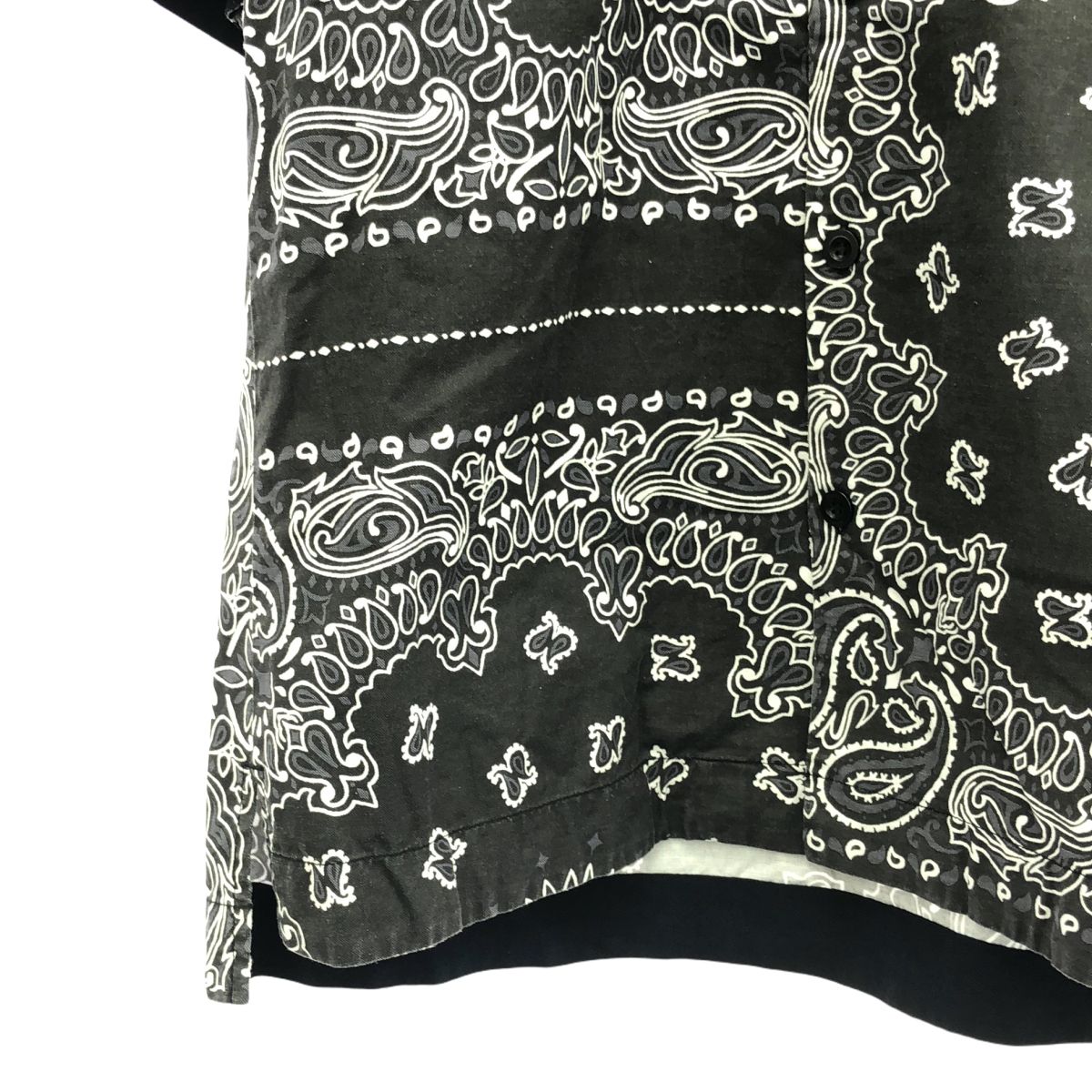 ヨ*】様 sacai 22ss バンダナ ペイズリー オープンカラーシャツ サイ sacai / サカイ | 2022SS | Bandana Print Shirt / バンダナ