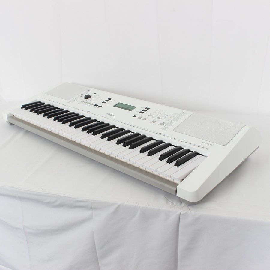 美品】ヤマハ EZ-300 シルバーホワイト 電子キーボード 61鍵 YAMAHA