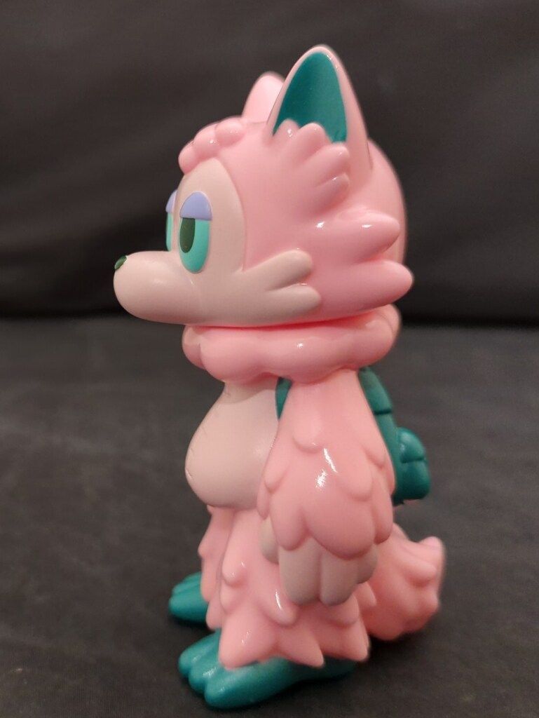 あらいきりこ ソフビ おおかみくん　BUBBLE GUM PINK　未開封