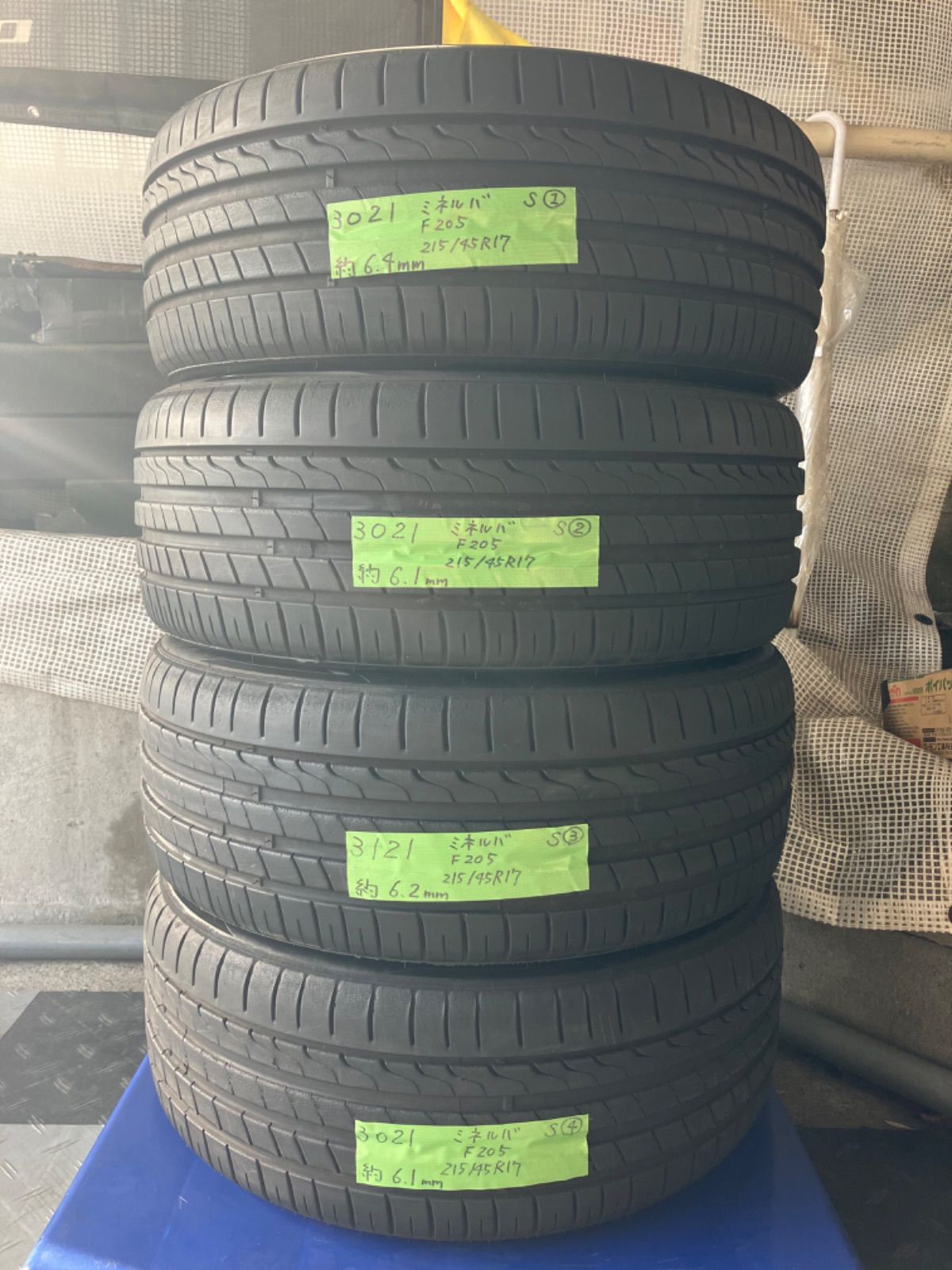 ☆送料込☆未使用品☆ミネルバ RADIAL F205 215/45ZR17 2本 2本 215/45ZR17 MINERVA RADIAL F205