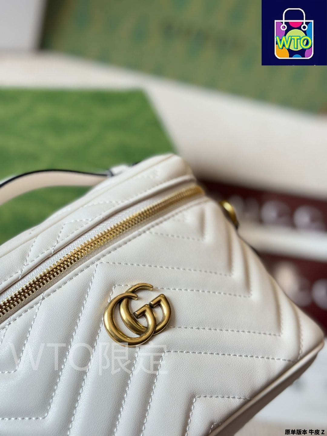 今日特価】Gucci グッチ マーモント メイクバッグ 象徴的なGG