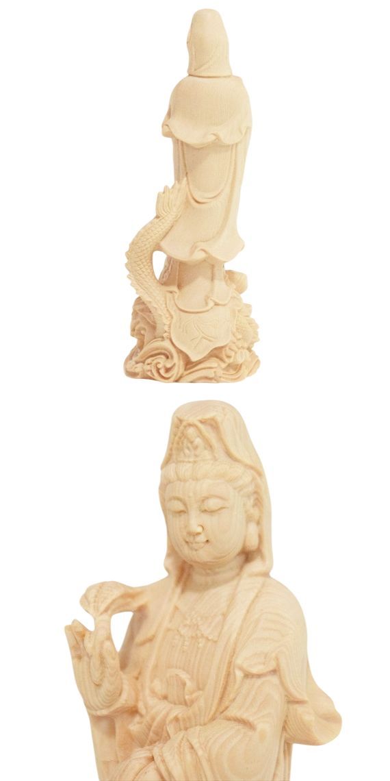 観音菩薩 観世音菩薩 観自在菩薩 救世菩薩 木彫り 一刀彫 観音様 観音