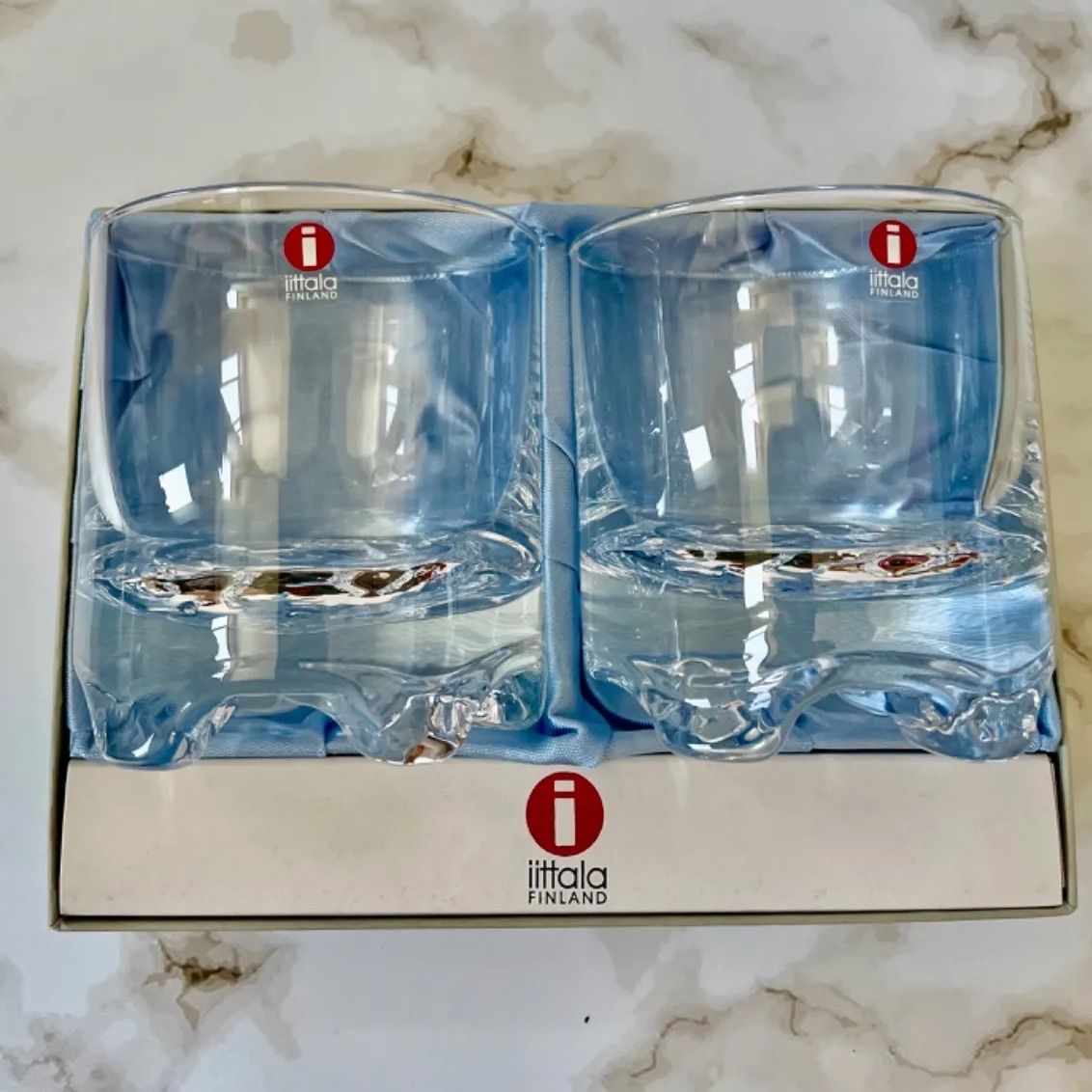 イッタラ　ガイサ　ウイスキーグラス　2個セット　箱付き　廃盤品