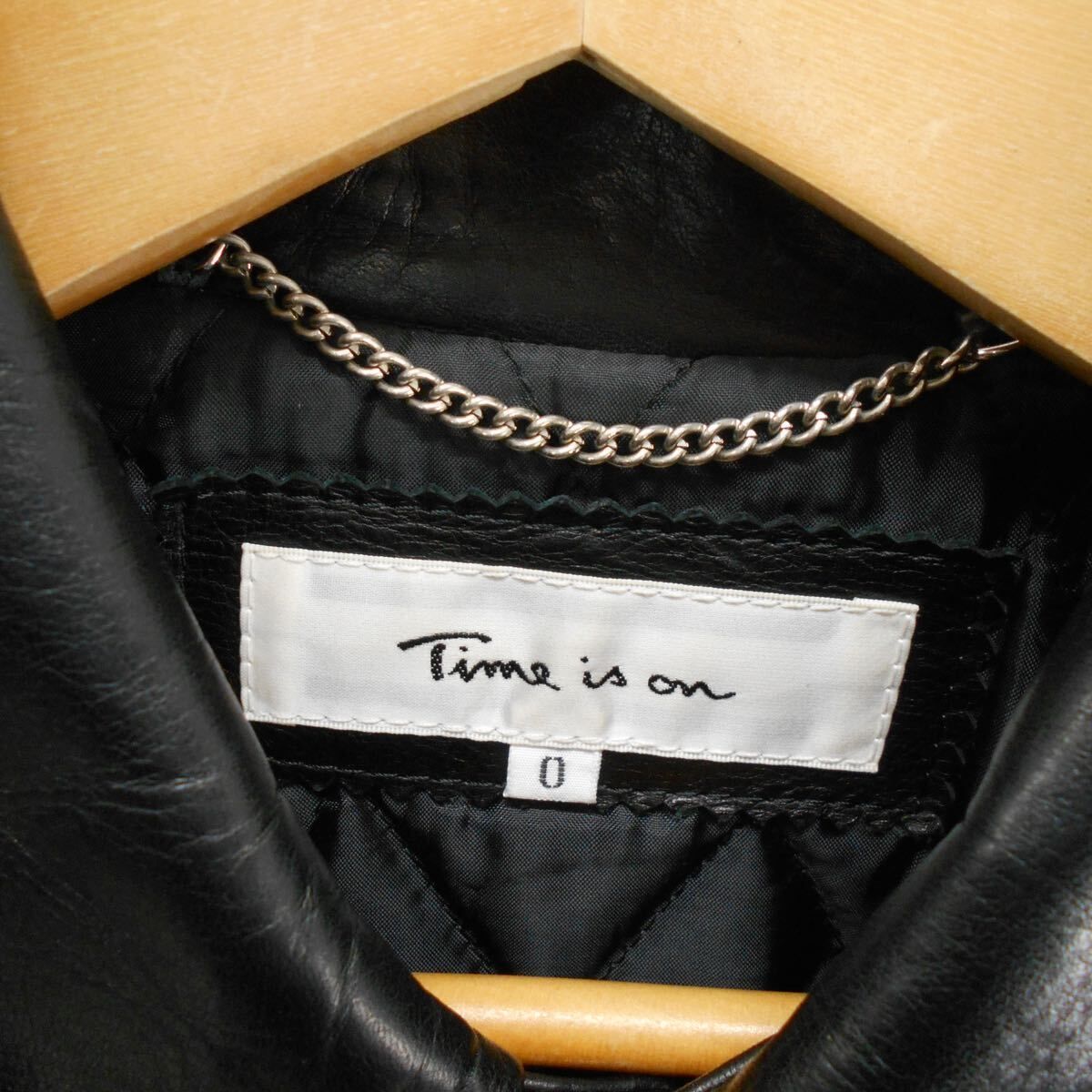 Time is on タイムイズオン T200-L771 LEATHER COACH JACKET