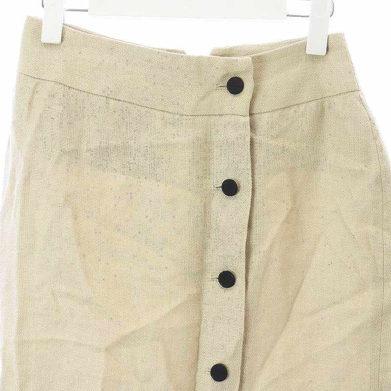 トゥデイフル TODAYFUL タイトスカート ロング フロントボタン 麻  