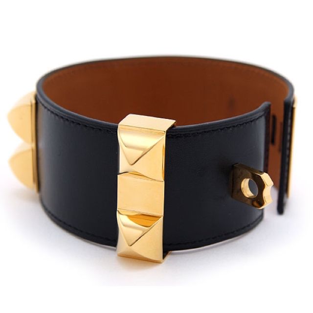 中古 美品】エルメス HERMES バングル コリエ ド シアン