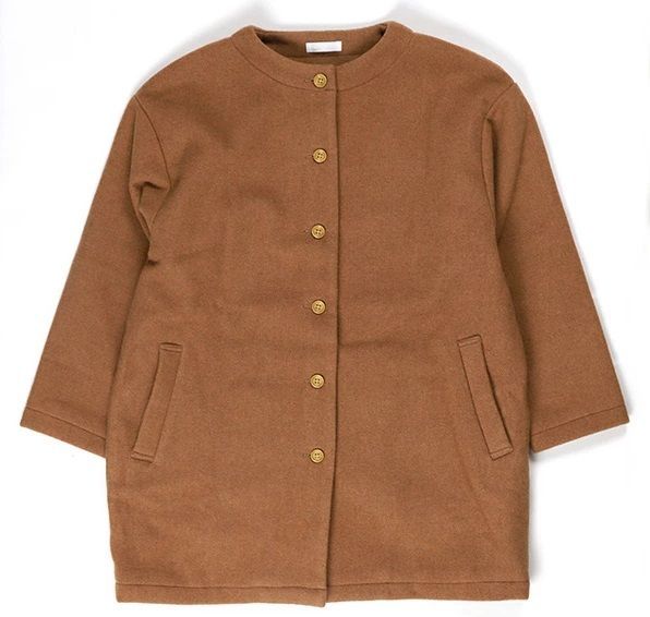 Commencement(コメンスメント) ノーカラー ウール コート No