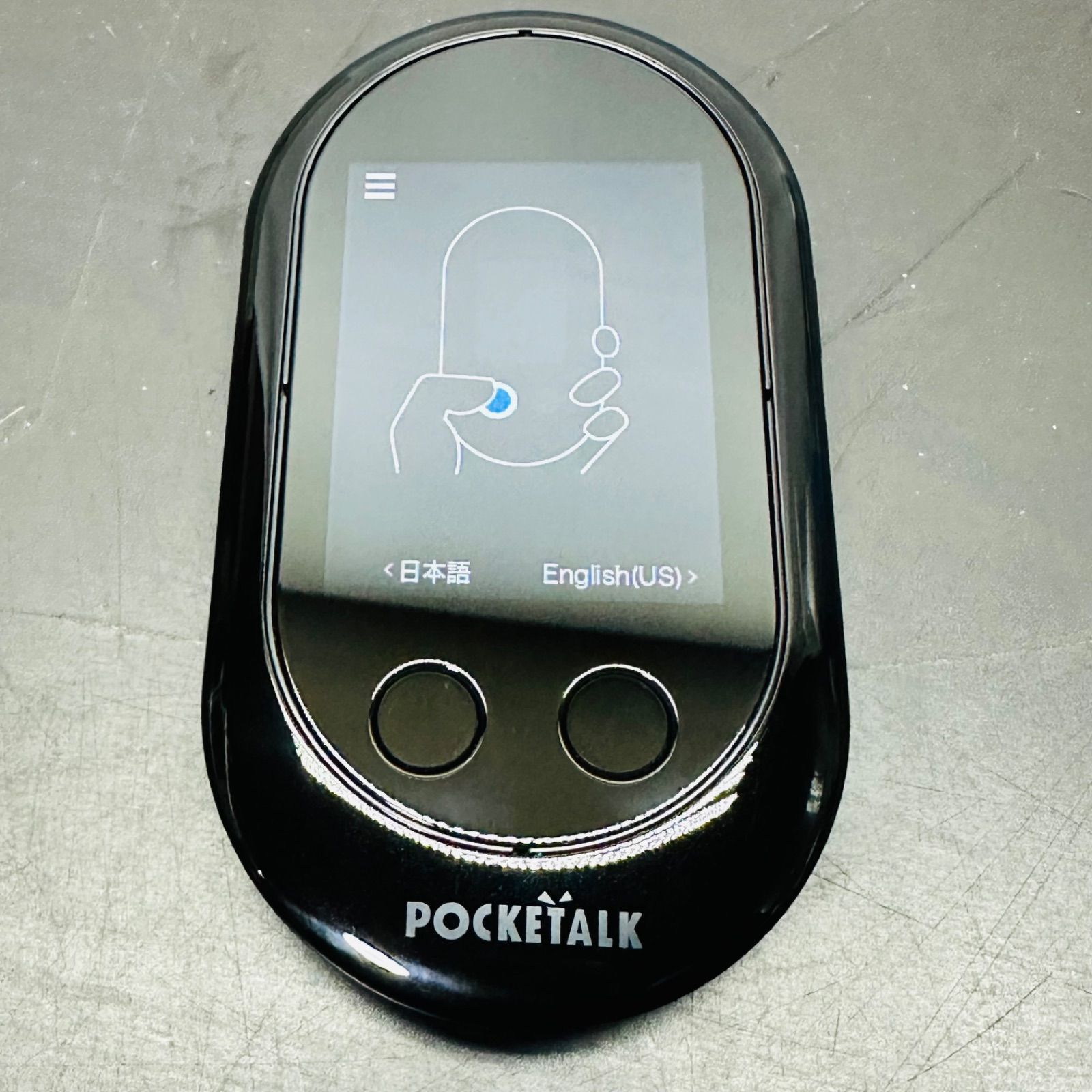 【新品未開封】 POCKTALK ポケトーク Wシリーズ W1PGK ブラック 通訳機：Wi-Fi or SIMカード〕 ポケトーク Wシリーズ POCKETALK W