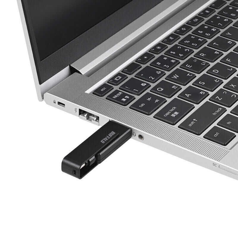USB3.2(Gen1)対応 Type-AC両対応 回転式USBメモリー BUFFALO バッファロー RUF3-ACR32G-BK USB [64GB | 3.2(Gen2) Type-C⁄Type-A両対応 スティック USB3.2 USB3.2(Gen1)TypeC-A対応USBメモリ ヨドバシ.com 3.2(Gen1)対応Type-A端子
