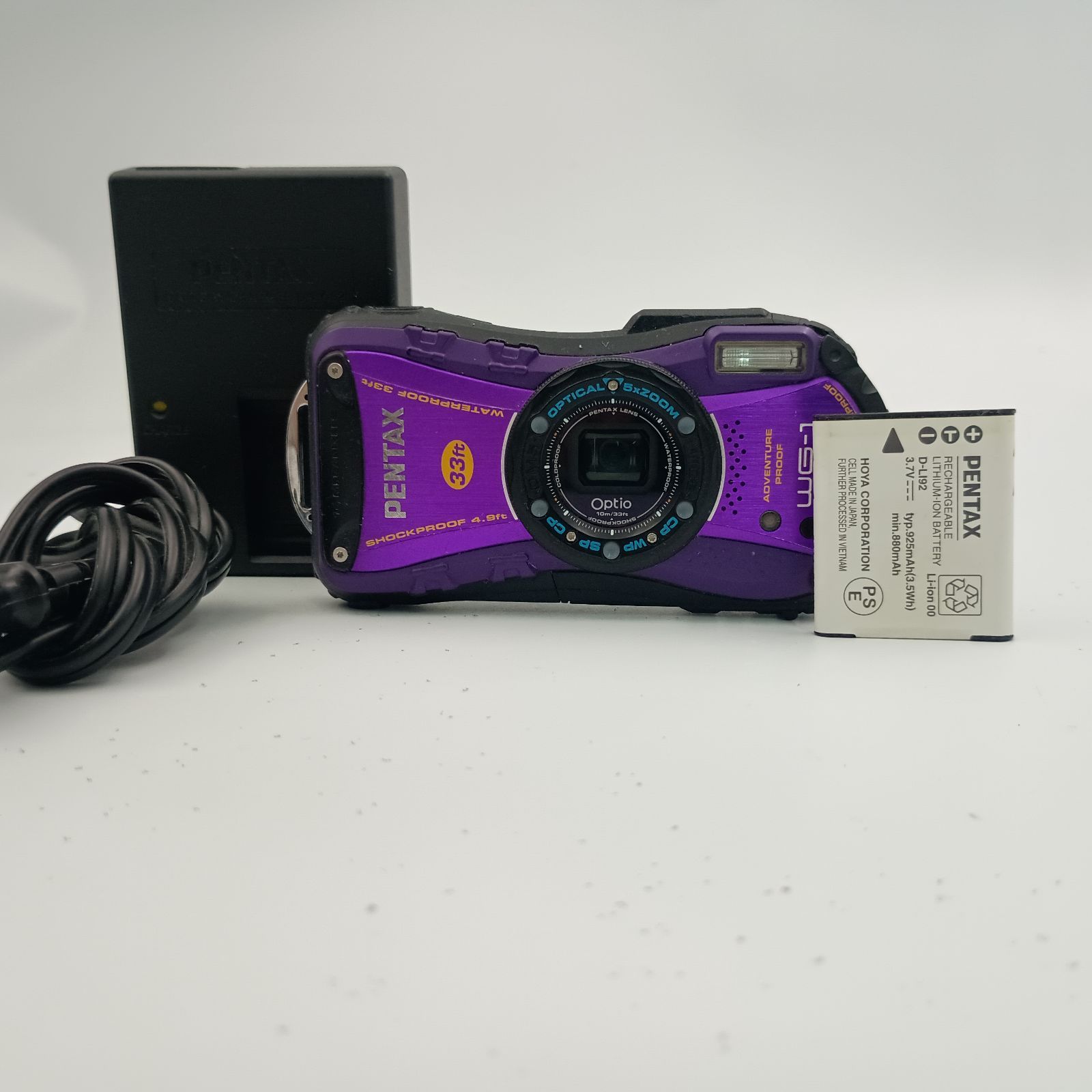 PENTAX Optio WG-1 Purple ペンタックス デジタルカメラ 本格防水タイプのコンパクトデジタルカメラ 「PENTAX Optio WG-1