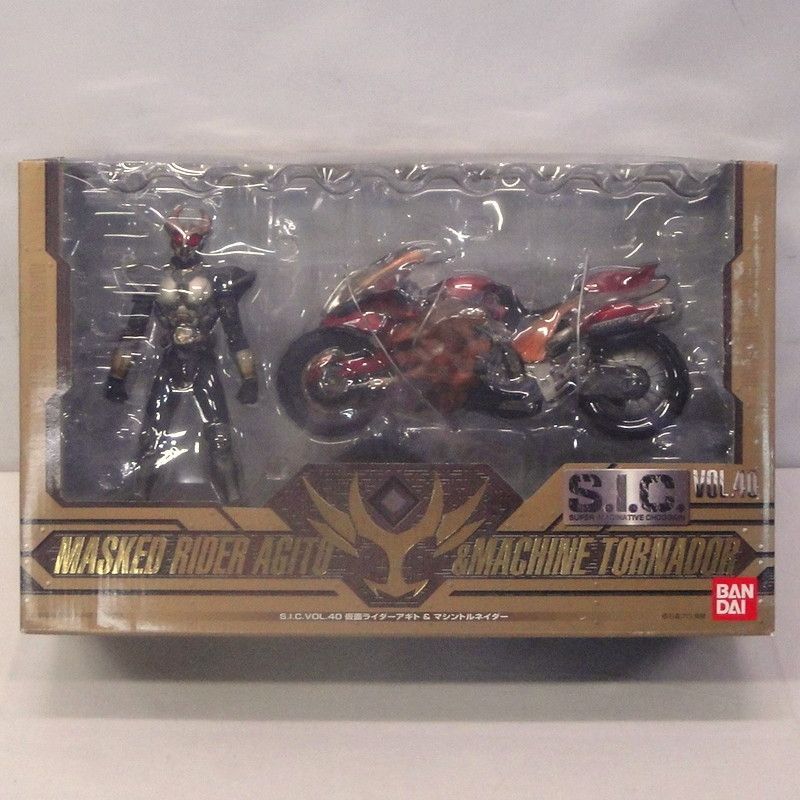 未開封品】S.I.C. VOL.40 仮面ライダー アギト & マシントルネイダー