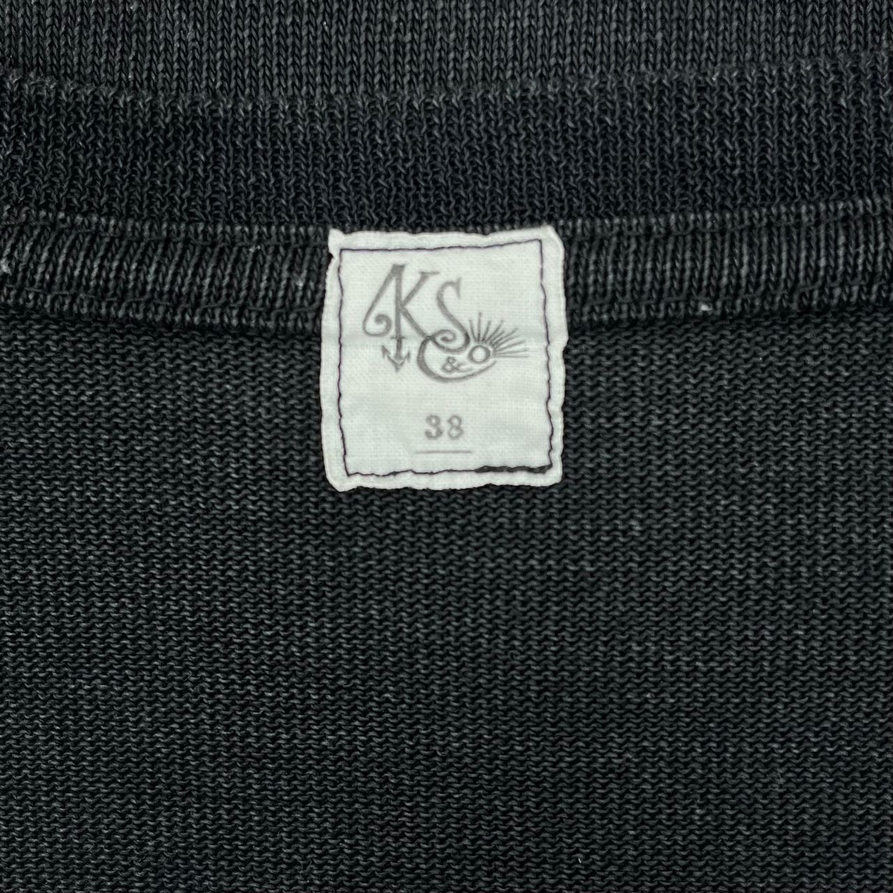 KAPTAINSUNSHINE Big Silhouette Tee ビックシルエットTシャツ 和紙 