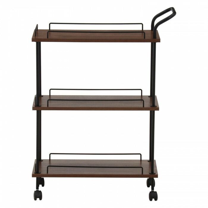 不二貿易 C D 71878 EZBOツイストロック キッチンカート MBR EZ-KC