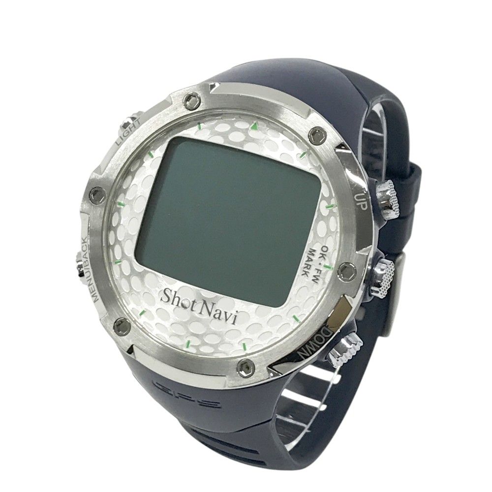 Shot Navi ゴルフナビ GPS 腕時計型 ネイビー SN-W1-FW Amazon.com: Shot Navi SN-W1-FW Golf Navi GPS Watch Type