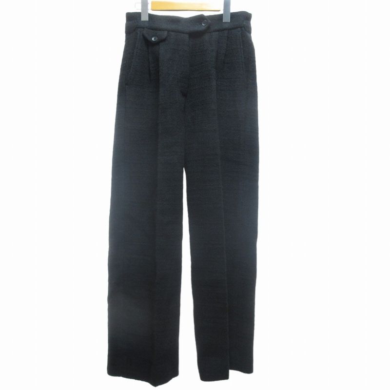 ライト WRYHT タグ付 23AW KNOTTED BACK PLEATED TROUSER ノッチド  
