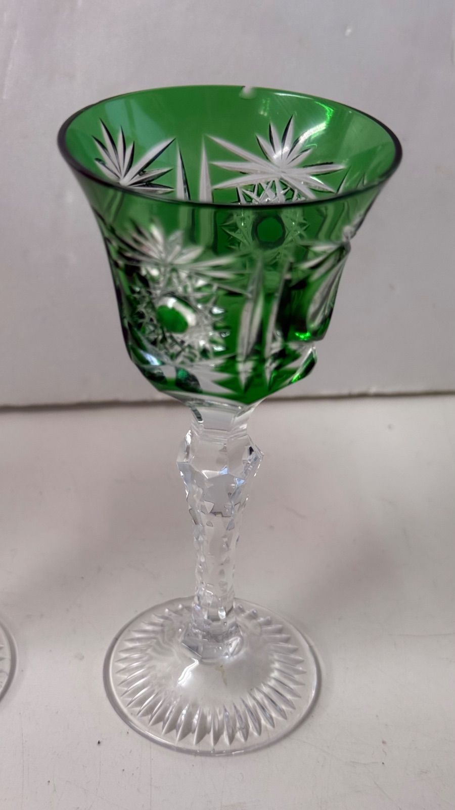  6客 KAGAMI CRYSTAL カガミクリスタル カットグラス ワイングラス4 リキュール ショット グラス2 マルチ 緑 琥珀 紫 ピンク セット コップ グラス コップ グラス 酒器