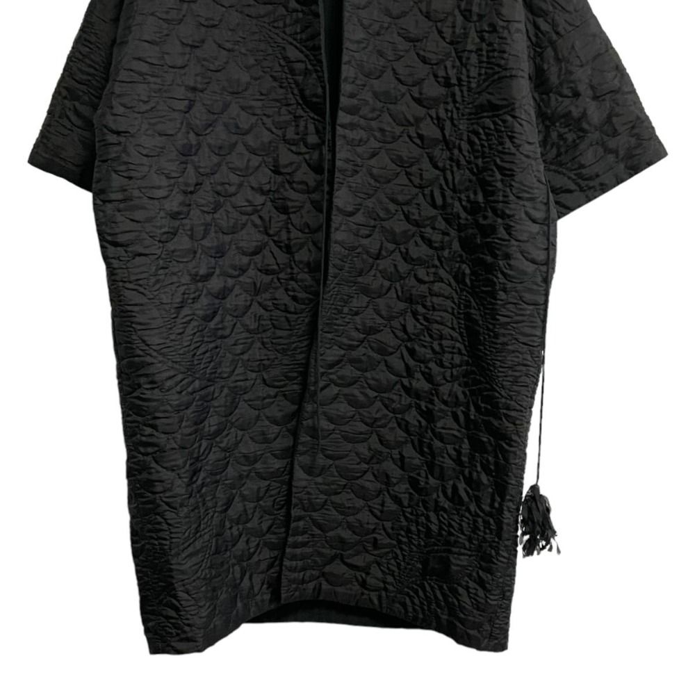 美品 クリーニング済 TOWAVASE トワヴァーズ シルク100％ キルトローブ