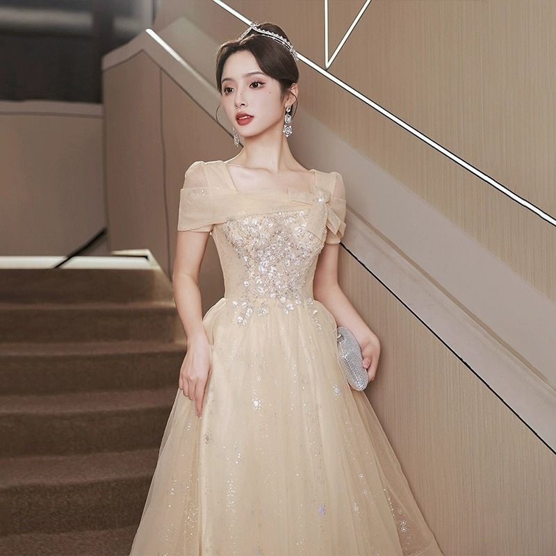 新作）LEJA スパンコールビジューボレロマーメイドドレス Sサイズ