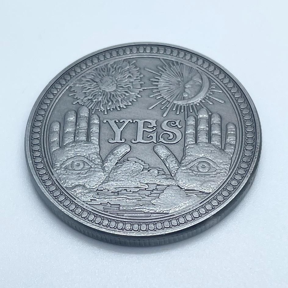 イエス ノー Yes No 不思議なコイン オカルト アンティーク