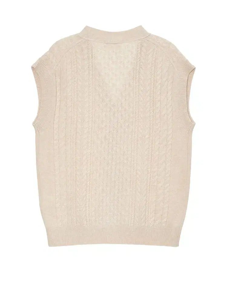  HAZZYS へジス レディース ケーブル ニット ベスト ベージュ 85 90 ベスト ジレ ベスト ジレ ビスチェ