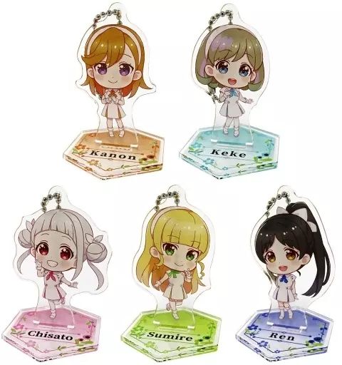 ラブライブ！ セガコラボカフェ アクリルキーホルダー 8個セット μ's