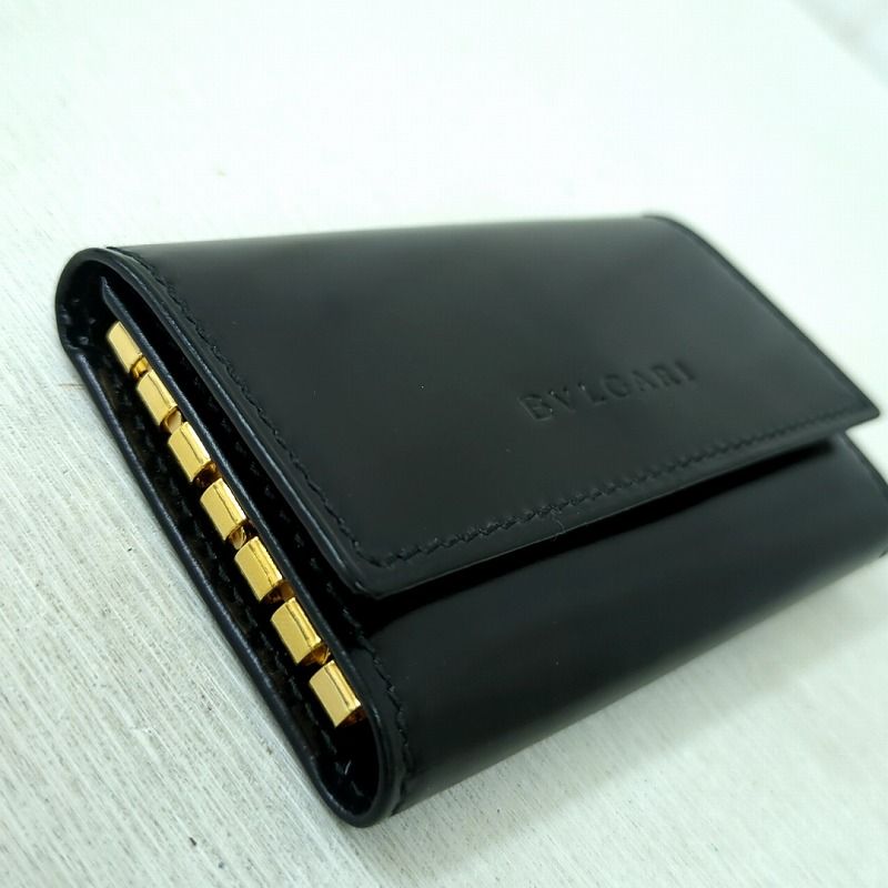 BVLGARI ブルガリ 6連 キーケース スムースレザー 20862