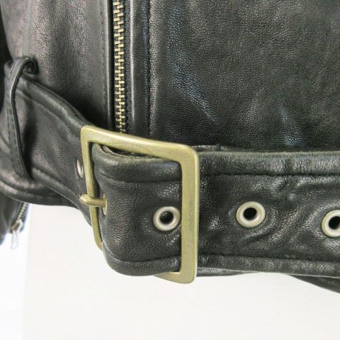 本革 ジップアップ