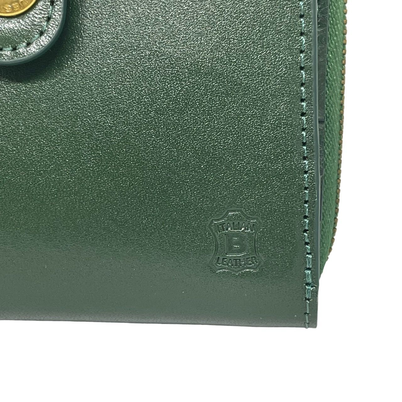 ベリーズヨーク BYHL9828GR 二つ折り財布 グリーン GREEN レザー ベリーズヨーク BELLIES YORK BELLIES YORK 二つ折り財布