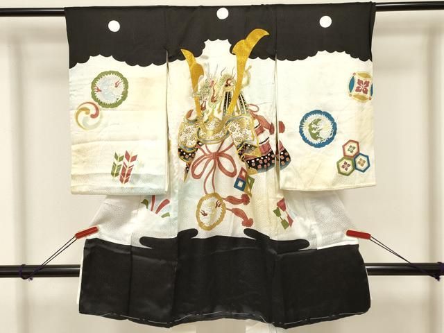 平和屋着物[]お宮参り 男の子 祝着 産着 初着 のしめ 刺繍 龍