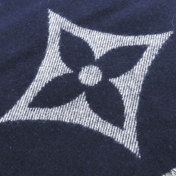 ルイヴィトン エシャルプ・モノグラムキャピタル・マフラー M73454【B  