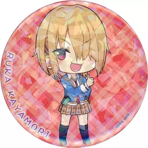 中古】バッジ・ピンズ 茅森月歌 キラキラ缶バッジ 「ヘブンバーンズ