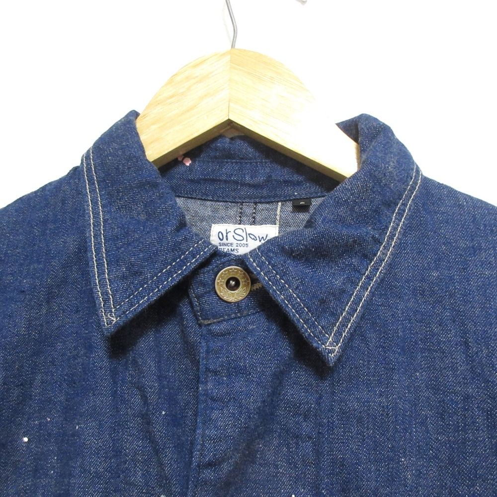 美品 orSlow オアスロウ ビームスボーイ別注 ペイント加工