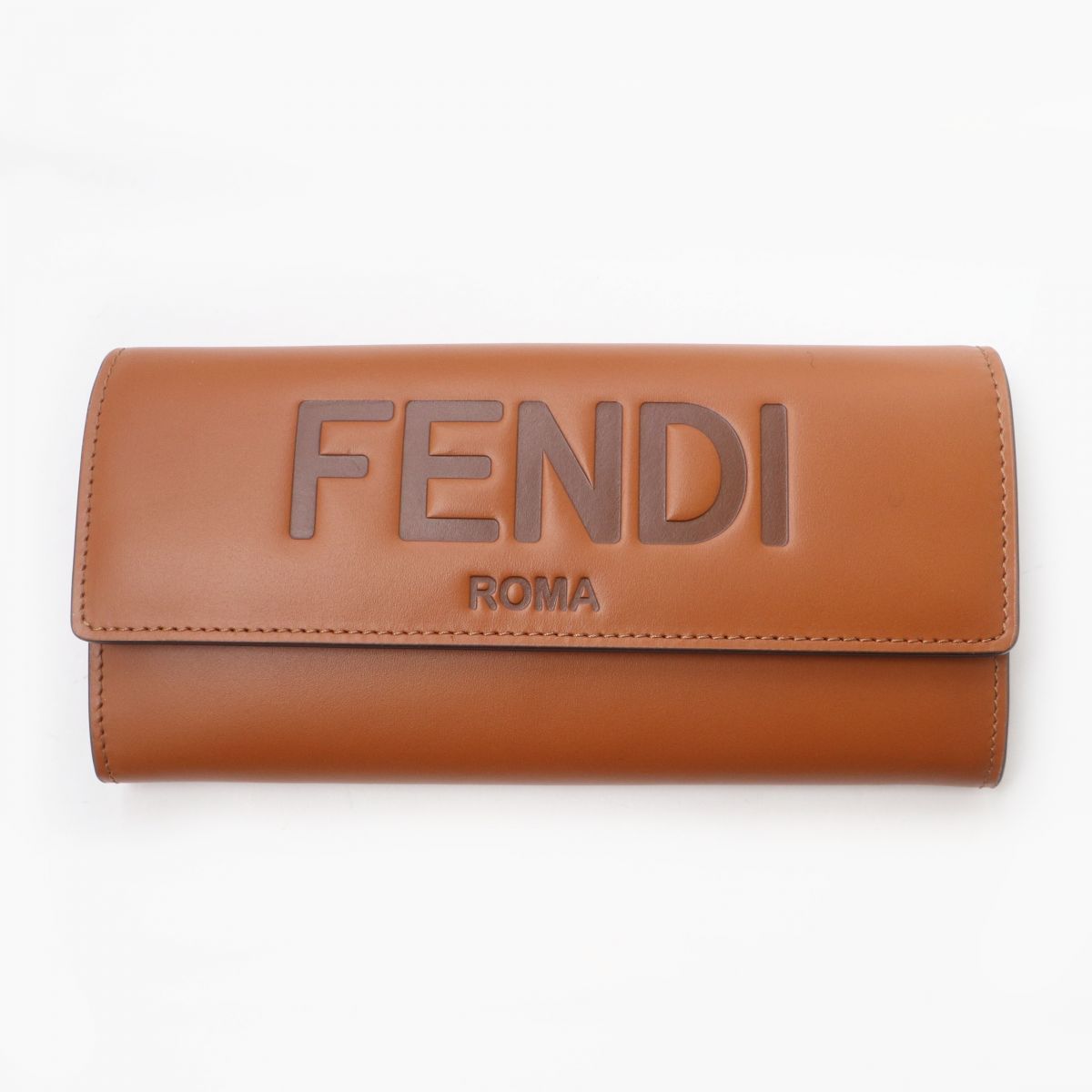 未使用保管品】 フェンディ FENDI ROMA ローマ レザー コンチネンタル