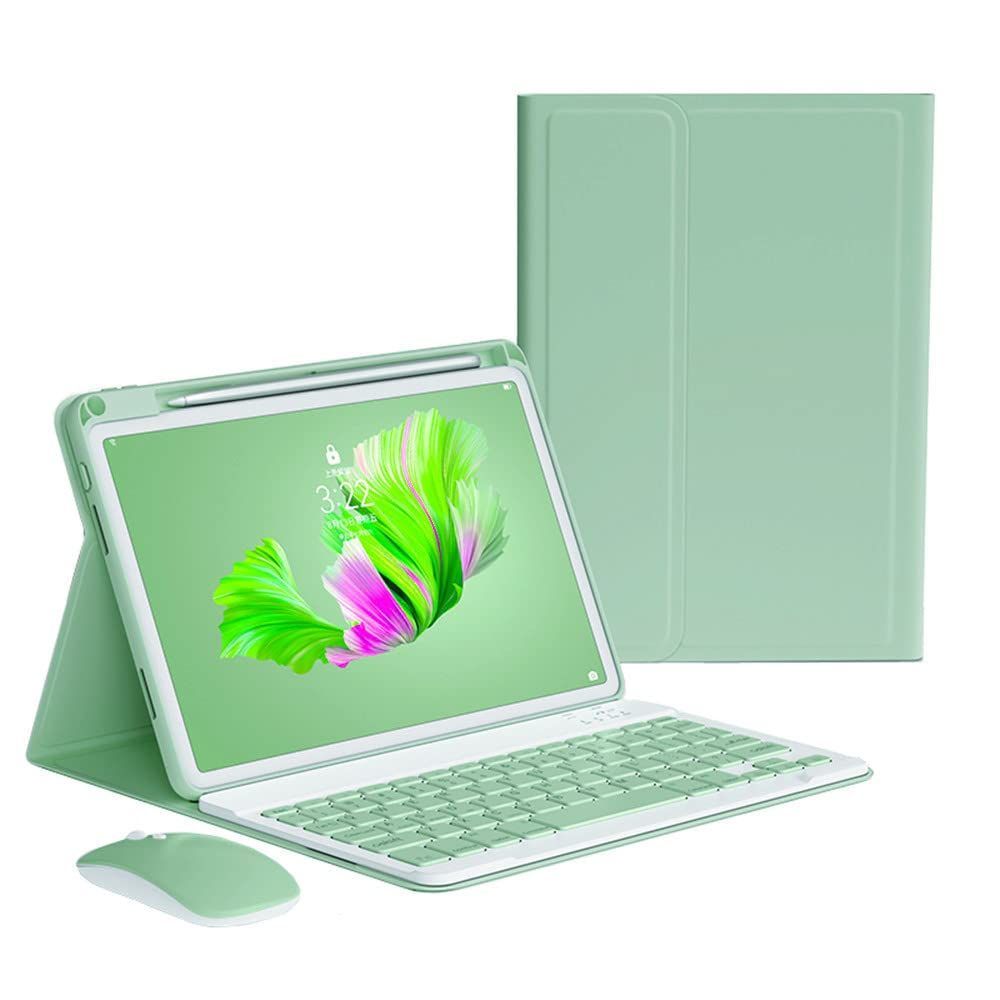 iPad9/iPad8/iPad7/iPadPro10.5/iPadAir3_ミント iPad 第 9 世代 第 8 世代 第 7 世代 iPad 10.2 キーボードケース ワイヤレス マウス付き iPad Air 3 iPadPro10.5 キーボード カ