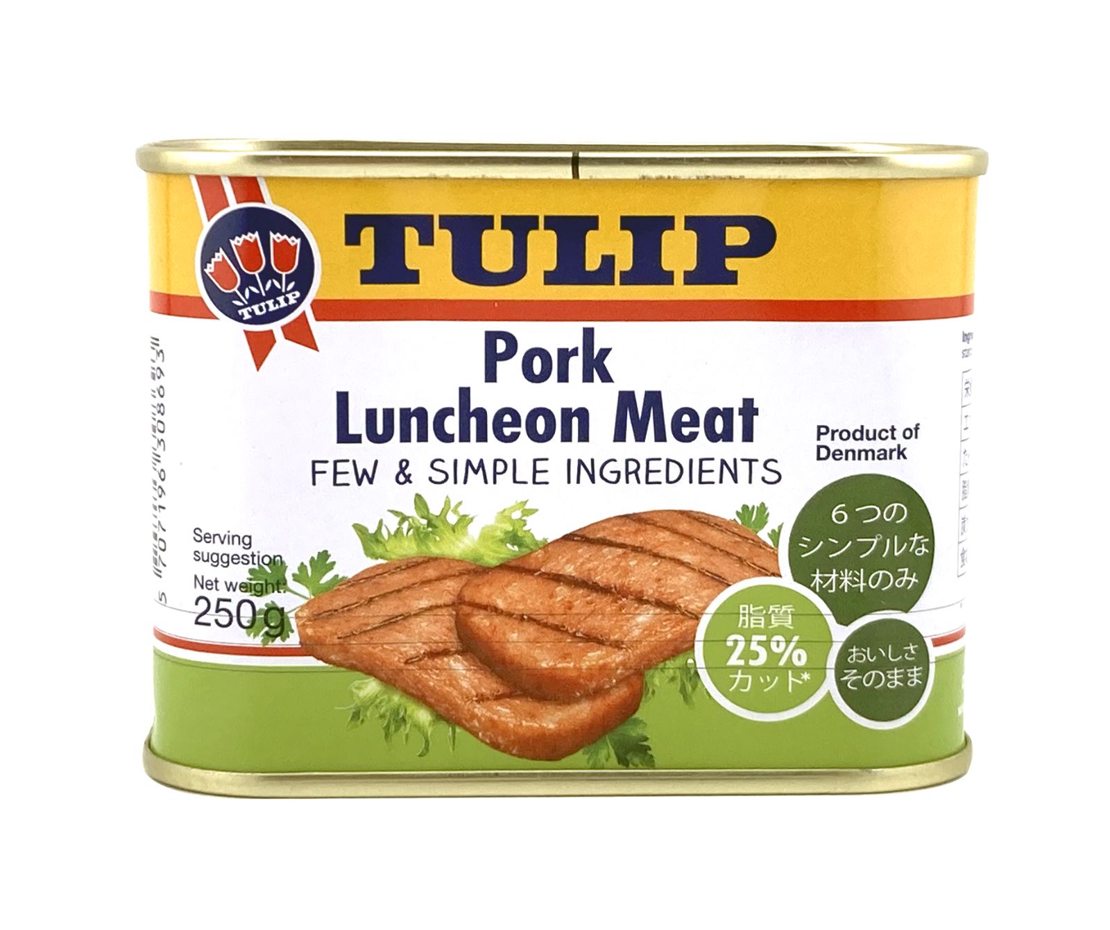 24缶セット チューリップ シンプルポーク 250g TULIP 化学調味料 酸化防止剤 発色剤不使用 ランチョンミート