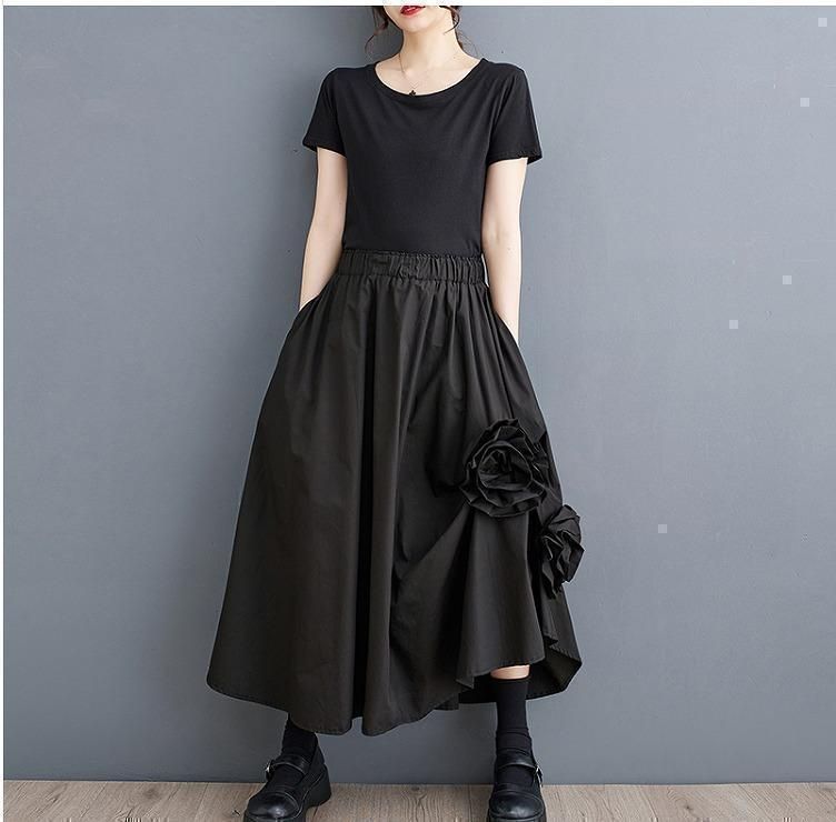 Anna Molinari ミディ丈スカート 未使用ANNA MOLINARI リボン柄