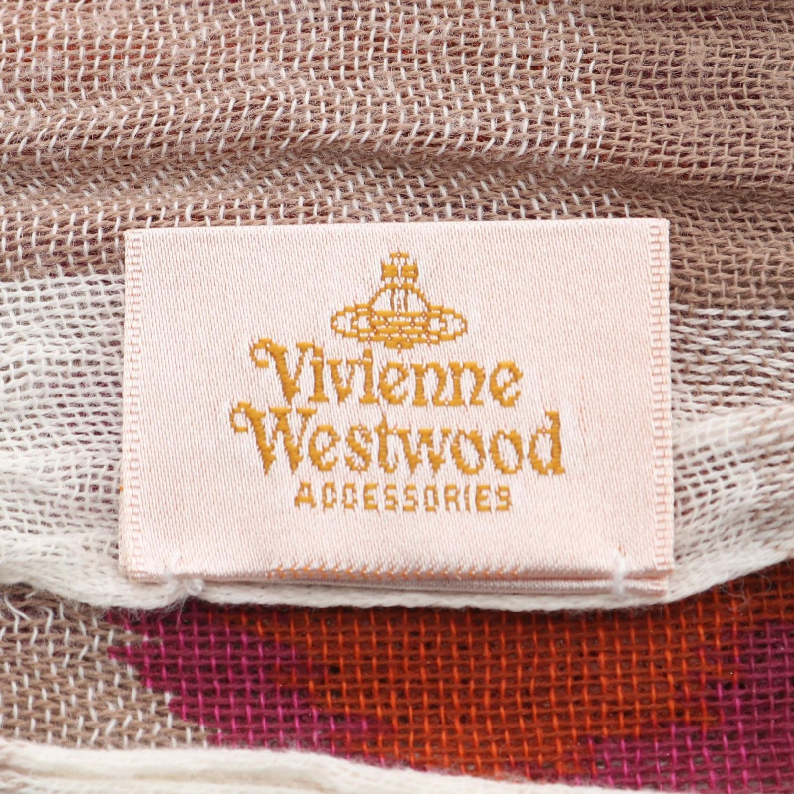 オーブ刺繍 スカーフ