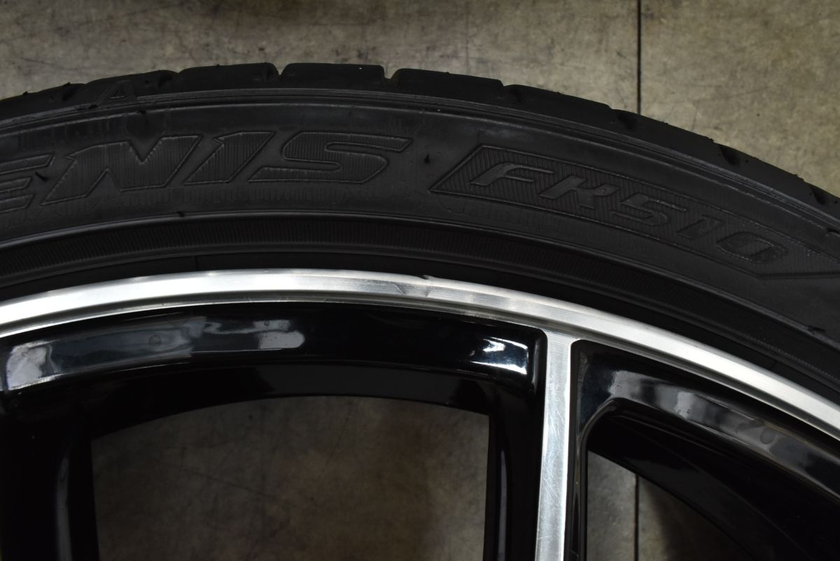 【日本最大級】 カスタム用に アフェクション 21in 9.5J 35 PCD114.3 ファルケン アゼニス FK510 245 35R21 アルファード クラウン スカイライン