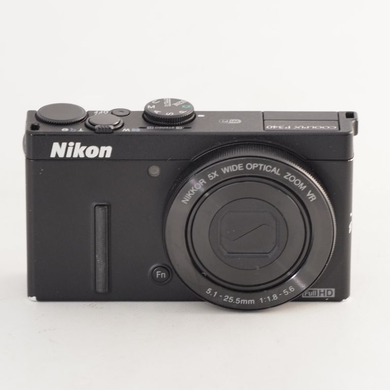 Nikon ニコン デジタルカメラ COOLPIX P340 開放F値1.8 1200万画素 ブラック P340BK