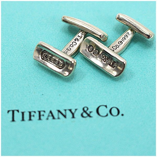 ティファニー Tiffany\u0026co カフス 1837 シルバー Ag925素材…Ag925