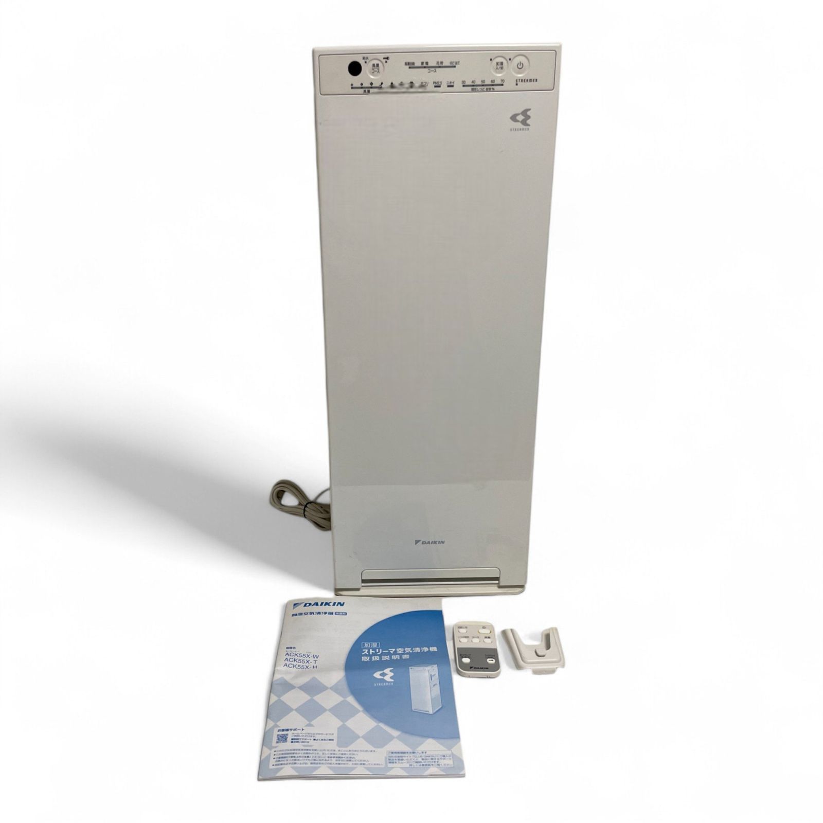 ● ダイキン DAIKIN 加湿空気清浄機 ACK55X-W ホワイト 床置形 2300-2000
