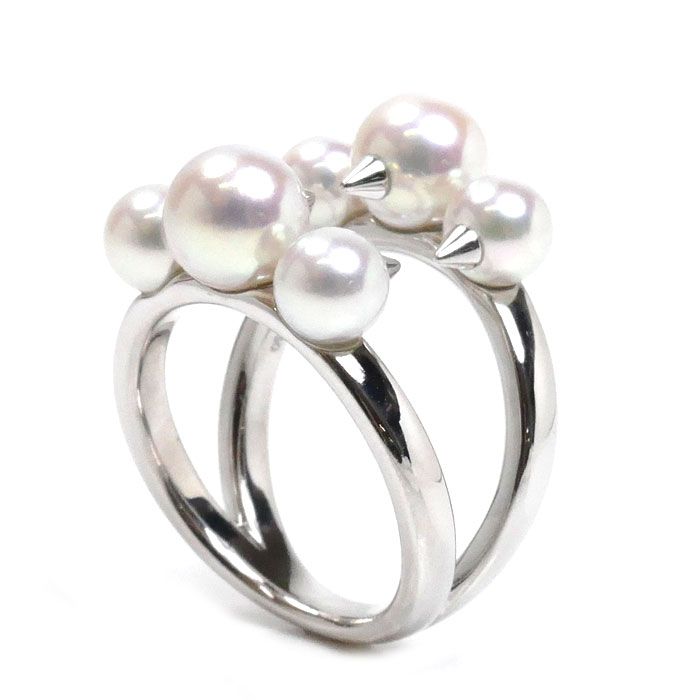 TASAKI タサキ K18WG ホワイトゴールド デインジャー シグネチャー  