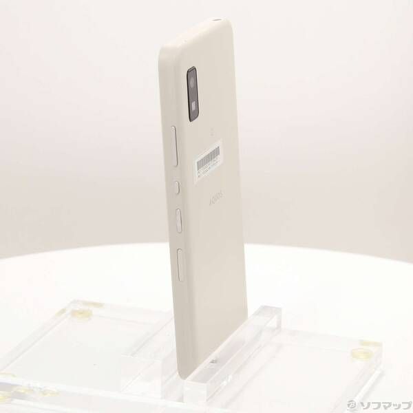 中古品〕 AQUOS wish2 64GB アイボリー A204SH Y!mobile SIM