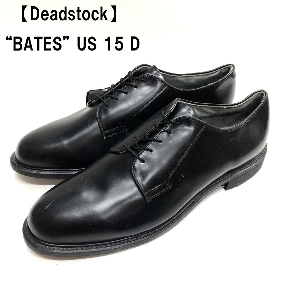 デッドストック BATES サービスシューズ 黒 US 15 D 33cm - 古着屋