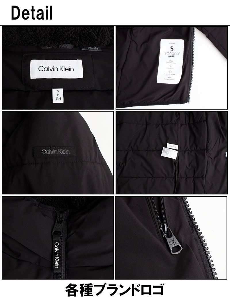 カルバンクライン Calvin Klein パファージャケット 中綿 フード付き
