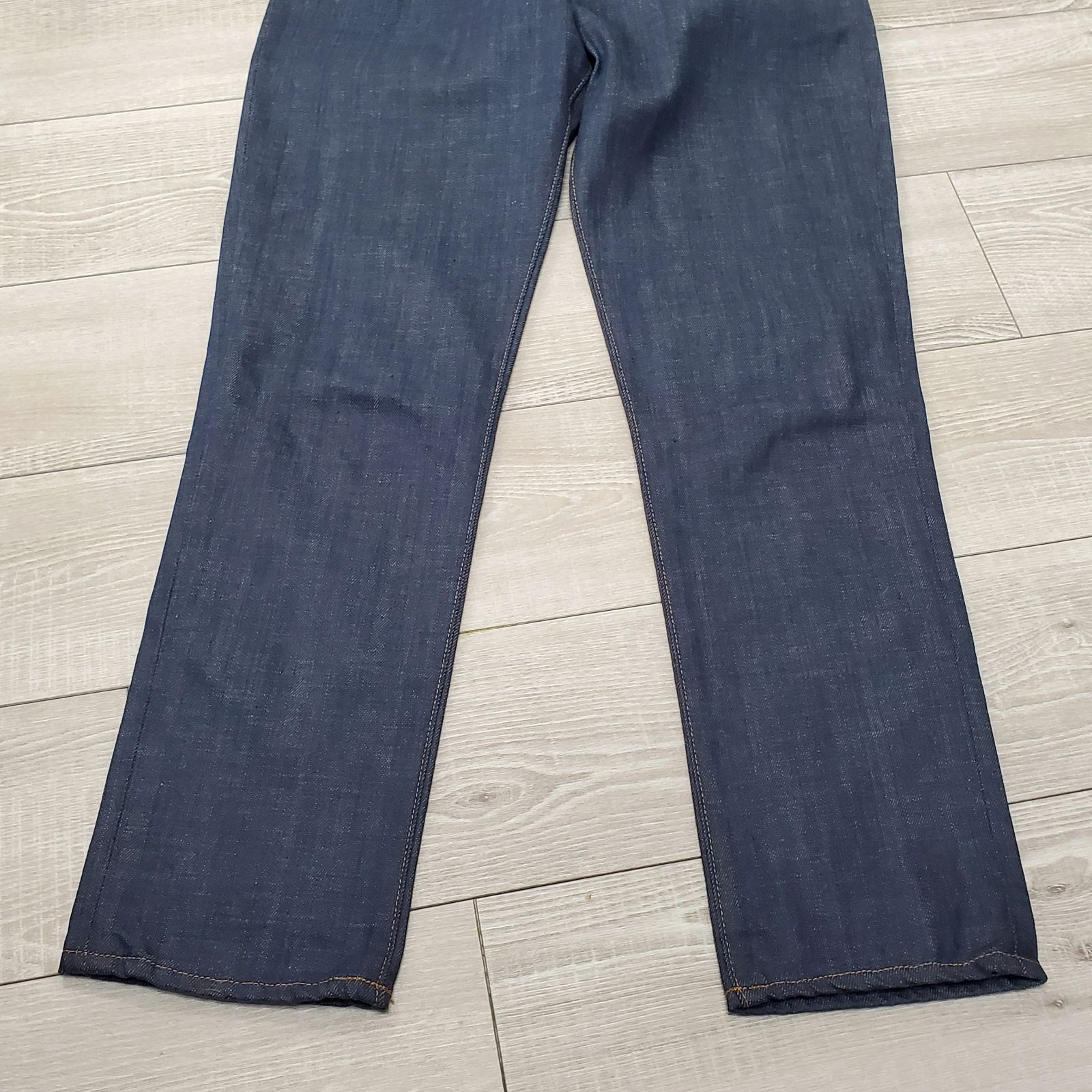 45rpm□極美品 16年 AD3000 藍茜比女 ONE WASH 天然藍染めデニム Size1