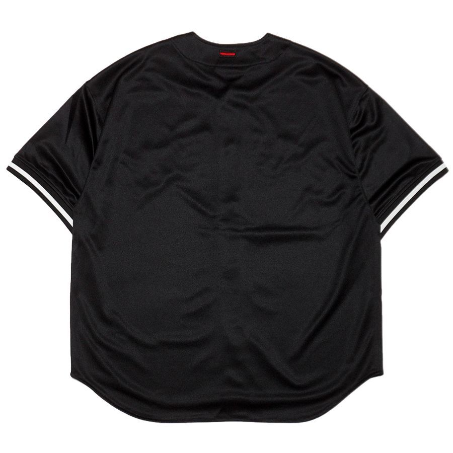 FUBU ベースボールジャージ XXL 黒 FUBU BASEBALL SHIRTS【BLACK】 (M・L・XL・2XL)(フブ 通販
